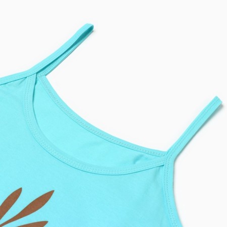 Night shirt female, menthol color, size 50-1