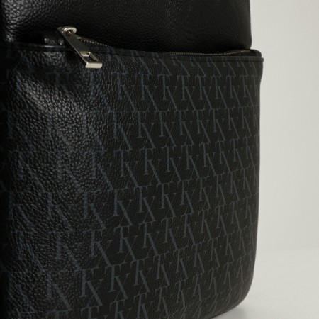 Women's backpack city, Textura, black color-4