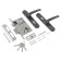 Smeal castle with handles "PTIMASH" Zv4-3.08, ZV4-1.55, m/o 55, color silver