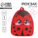 Baby backpack for the girl "God's ladybug", district. 23x20.5 cm