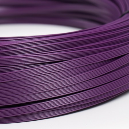 Artificial rattan 6 mm 100 m wave (purple)-2