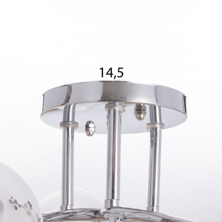 Causte "Dix" 3x40W E27 Chrome Model: 2612366-5