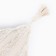 Decorative pillowcase "Ethel" BOHO, 45x45 cm, milk color, 100% cotton