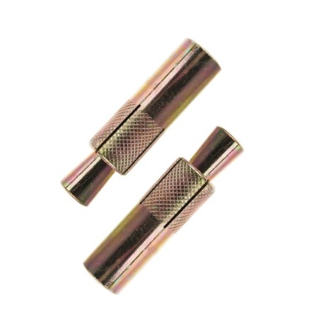 Anker bison, clogged, with a wedge, steel, yellow -pashed, M16x63 mm, 15 pcs