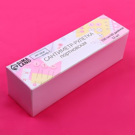 Portnovskaya centimeter tape-tape, 150 cm (cm/inch), black color-3