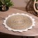 Wicker rug round 35 cm