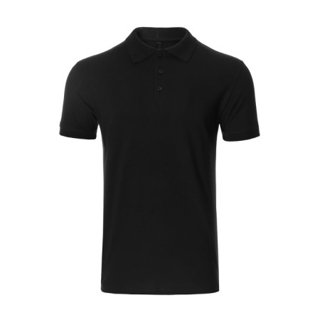 T -shirt male polo, black color, size 50-5