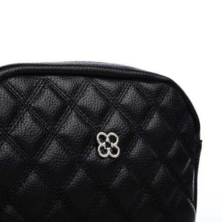 Bag Cross-Bodi with a zipper, black color-3