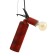 Fire extinguisher lamp E27 40W Red 20x10x25-125cm