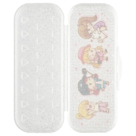 Penal-football 215x90x43 Istanm "Girlfriends", plastic, transparent with sparkles-4
