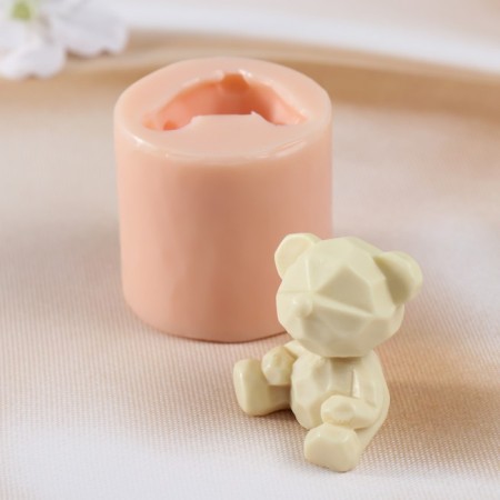Silicone Mold "Mishka Geometry" (prayer 4.3x3x4 cm)-3