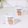 Sublimation mug "This is the experience", with application