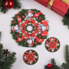 Settle Claus set, hot and 2 cup holder, D-20.5 cm