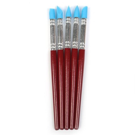 Set of brushes latex 5 pieces, small
