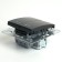 2-clavy switch with an indicator (mechanism), Stekker series Erna, PSW10-9102-03, black