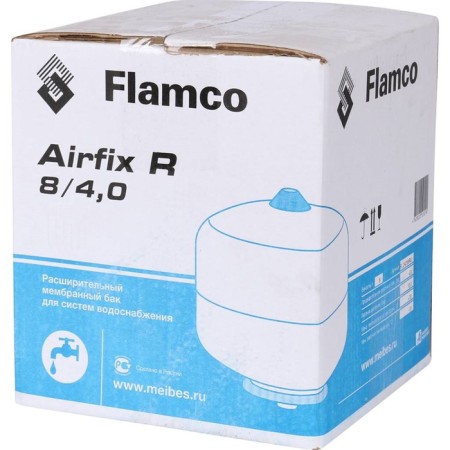 Flamco Airfix R hydroelectric complex, for water supply systems, vertical, 4-10 bar, 8 liters-6