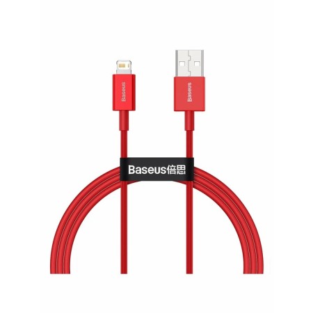 Baseus cable, Lightning - USB, 2.4 A, 1 m, red-1