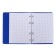 Notebook on rings A5 80 sheets in Calligrata cage blue, plastic cover, offset unit