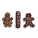 Figure from confectionery glaze "Gingerbread men", 60 g