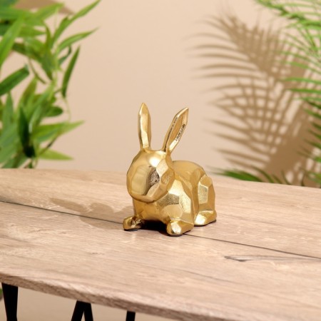 Souvenir "Hare" aluminum 14x7x13 cm-1