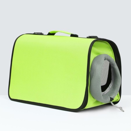 Board-carrier with a window for a muzzle, 42 x 21 x 25 cm, salad-2
