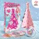Set for creativity "New Year's Christmas tree with jewelry with your own hands", pink