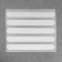 Reflective thermonacle “stripes”, 12 × 1.5 cm, 5 pcs on the sheet, the color is gray