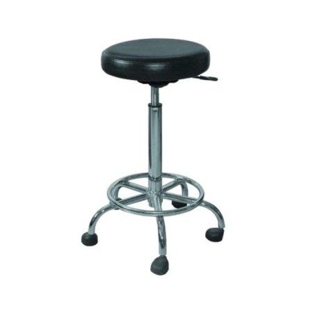 Tool "Prism" is tall, d = 45 cm, air lifting, five -pound chrome, with leg support, black color-1