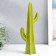 Souvenir Ceramics "Cactus Cereus" Green 6.3x12.5x34.5 cm