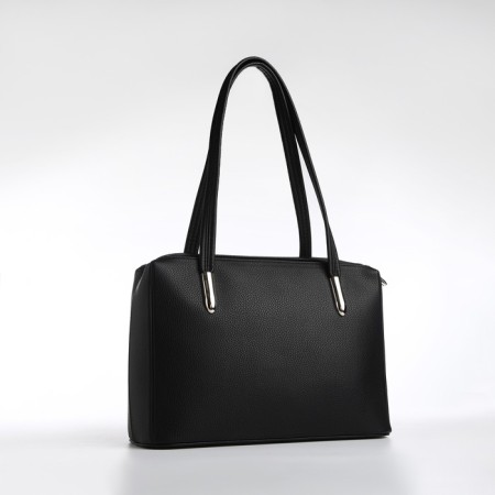 Female bag Textura, tout, average size, black color