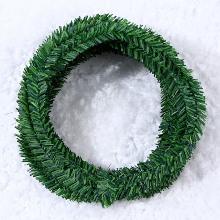 Wire for crafts and decor "needles" length - 5 m, diameter - 2 cm, green color