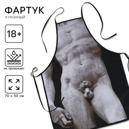 Apron kitchen "David", full -color