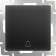 Call button WL08-04-01, black color