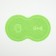 2-in-1 rug for a bowl/toilet for animals two circles, 47 x 26 cm, green