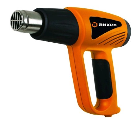 Technical “Vortex” TP-2000rd, 2000 watts, 50-600 ° C, 300-500 l/min, display, nozzles, case