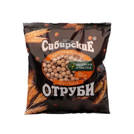 Siberian bran natural crispy, 100 g