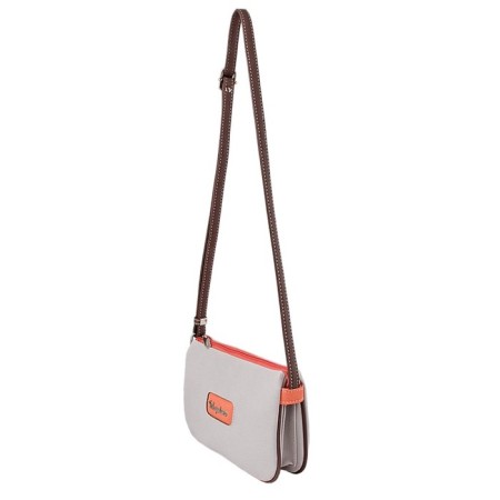 Cross-Bodi bag, lightning department, light gray color 15x24x5cm-1