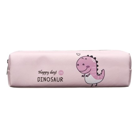 School penalty, on the zipper "Dinosaurus Pink"-1