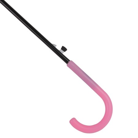 Umbrella - semi -automatic cane "plain", 8 spokes, r = 47 cm, pink color-9