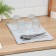 Drying rug of dishes of the shade "Loft", 30 × 40 cm, microfiber, color light gray