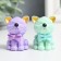 Polystone souvenir "Kitten with a bow" MIX 4x2.5x3 cm