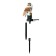 Garden lamp on the sunny battery "Owl", 45 cm, 1 LED, glow warm white