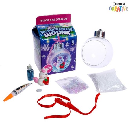 Set for experiments "New Year's ball", unicorn