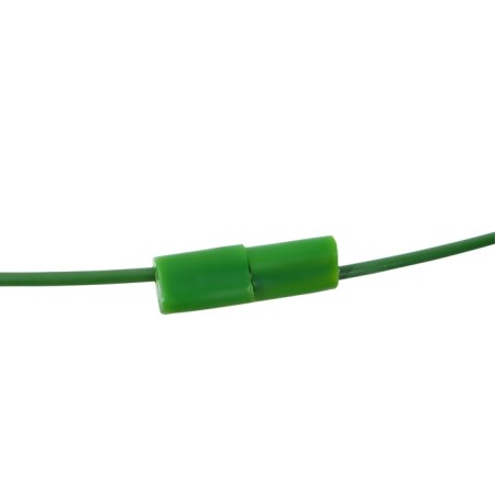 Кустодержатель, d = 18 см, h = 30 см, 2 кольца, металл, зелёный, Greengo-5