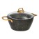 A set of dishes of 3 objects: 2 pots, pan, black color, 2.8/4.3 l/26 cm