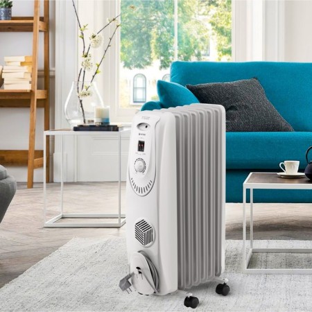 Vitek VT-1704 W heater, oil, 2000 watts, 7 sections, 20 m², white-5