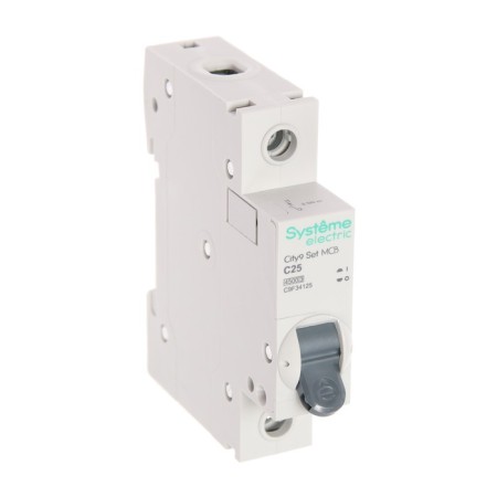 The circuit breaker SE CITY9 SET, C, 25 A, 1P, 4.5 KA, 230 V