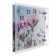 Carty clock is wall-mounted, interior "lilac flowers", silent, 25 x 20 cm