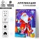 New Year's application with rhinestones “New Year! Santa Claus ", 14.8 x 21 cm