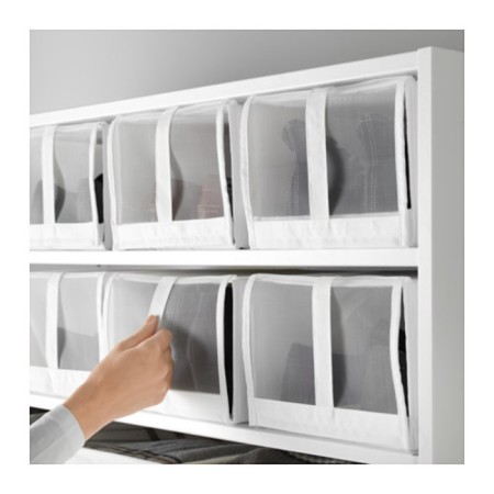 A set of boxes for shoes Skubb, white, 4 pcs.-1